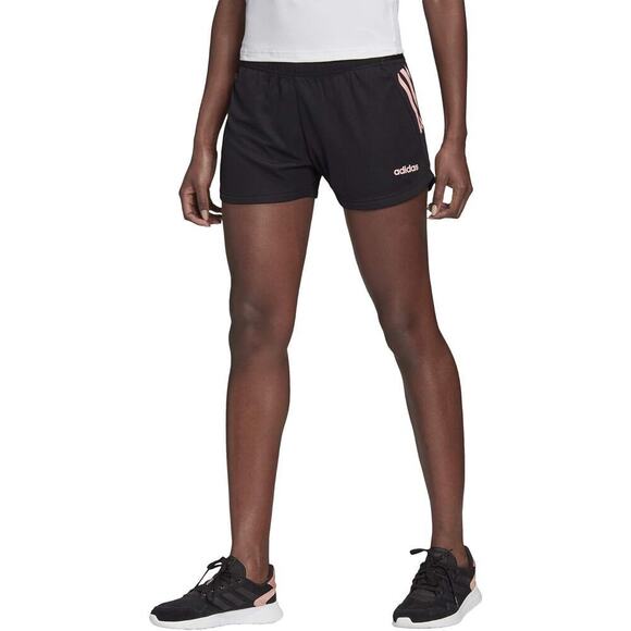 adidas Pants - Adidas  Designed 2 Move 3 Stripes Knit Woman Shorts Black/Glory Pink XL